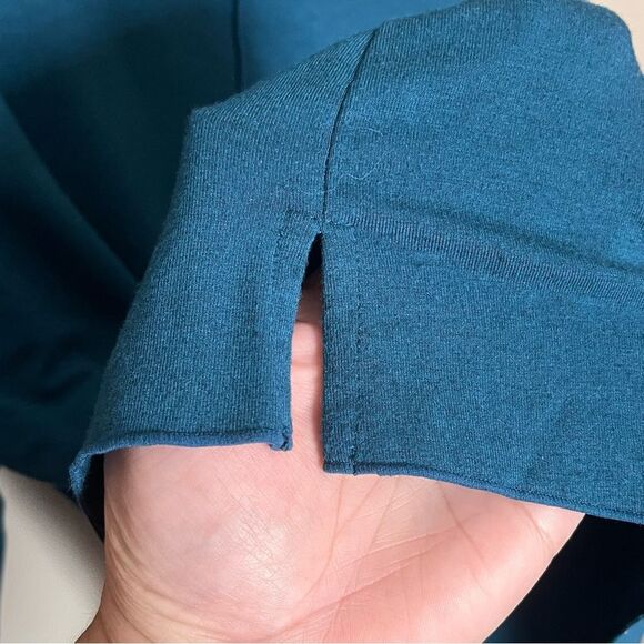 Liv by Habitat Blue Asymmetric Long Sleeve with Pocket Tunic Top Size  Large - Picture 9 of 9